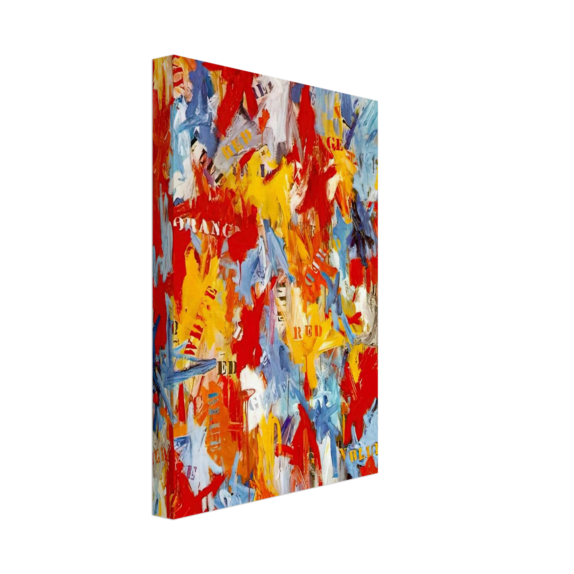 Jasper Johns - FALSE START 1959 Canvas - 40x60 cm / 16x24 inches-canvas