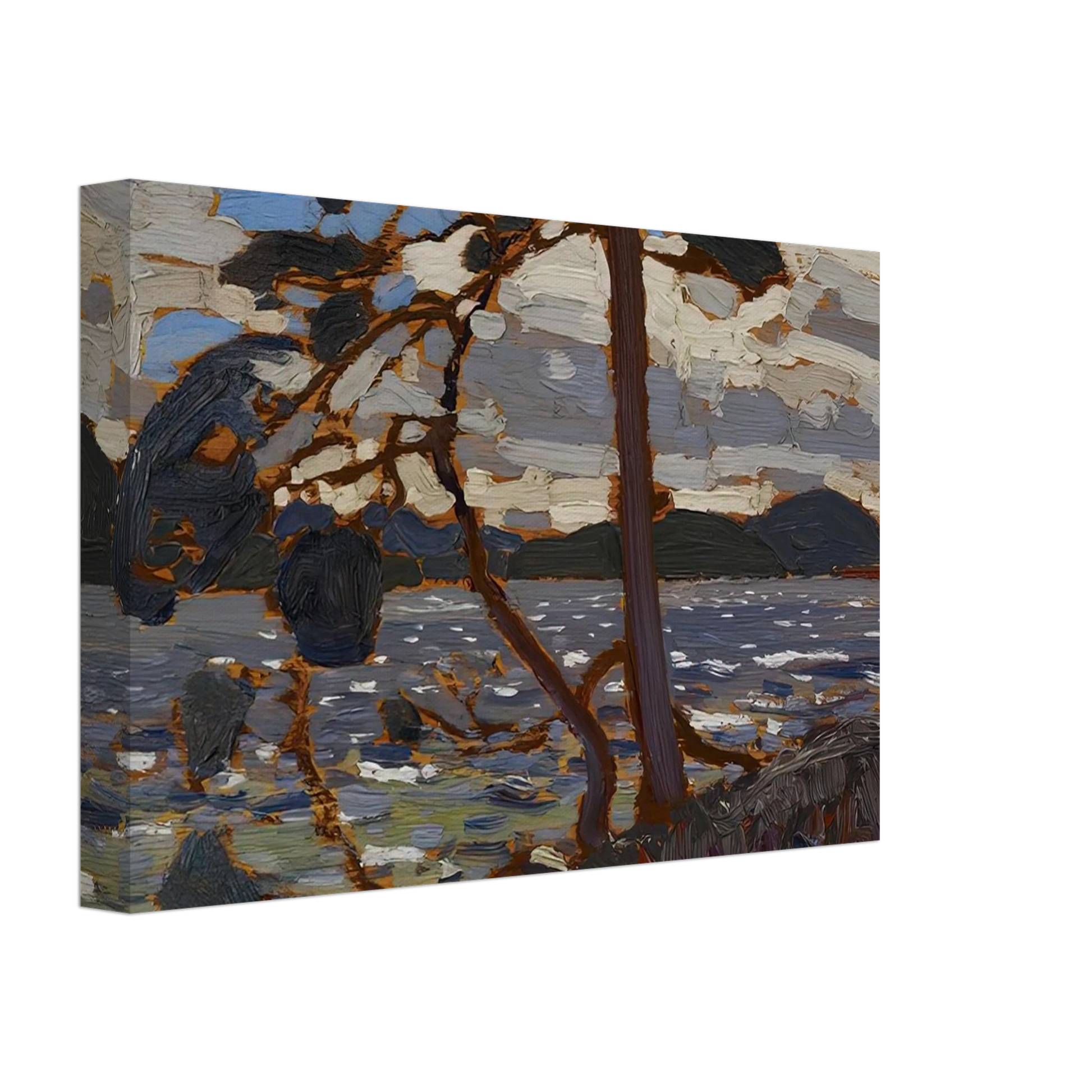 Tom Thomson - SKETCH FOR THE WEST WIND 1916 Canvas - 40x60 cm / 16x24 inches-canvas