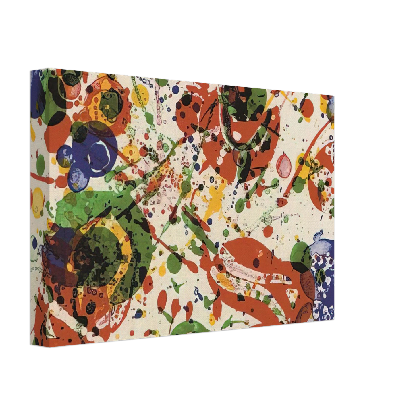 Sam Francis - Untitled  from Pasadena Box   Lembark L60  Canvas - 40x60 cm / 16x24 inches-canvas