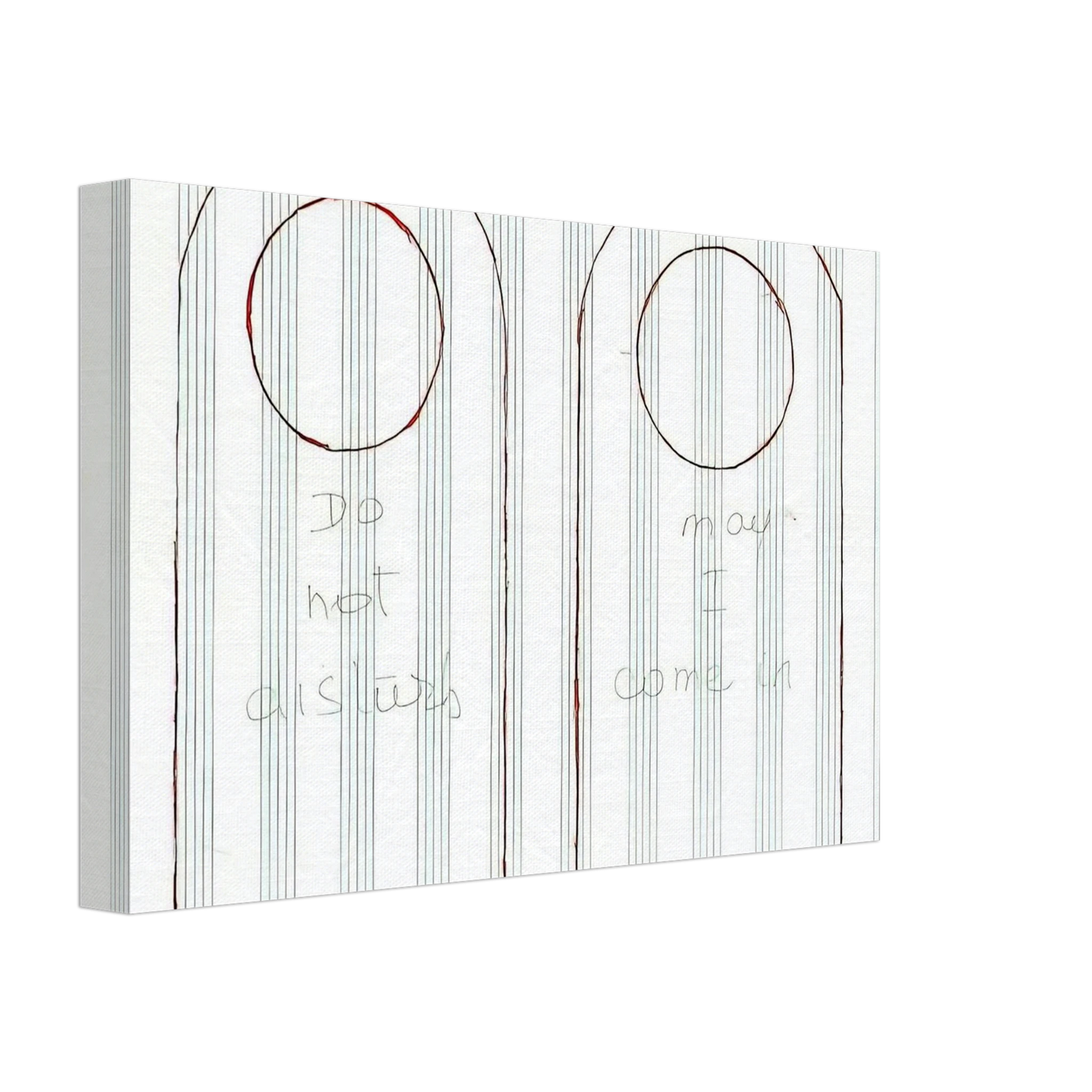 Louise Bourgeois - UNTITLED 1995 3 Canvas - 40x60 cm / 16x24 inches-canvas