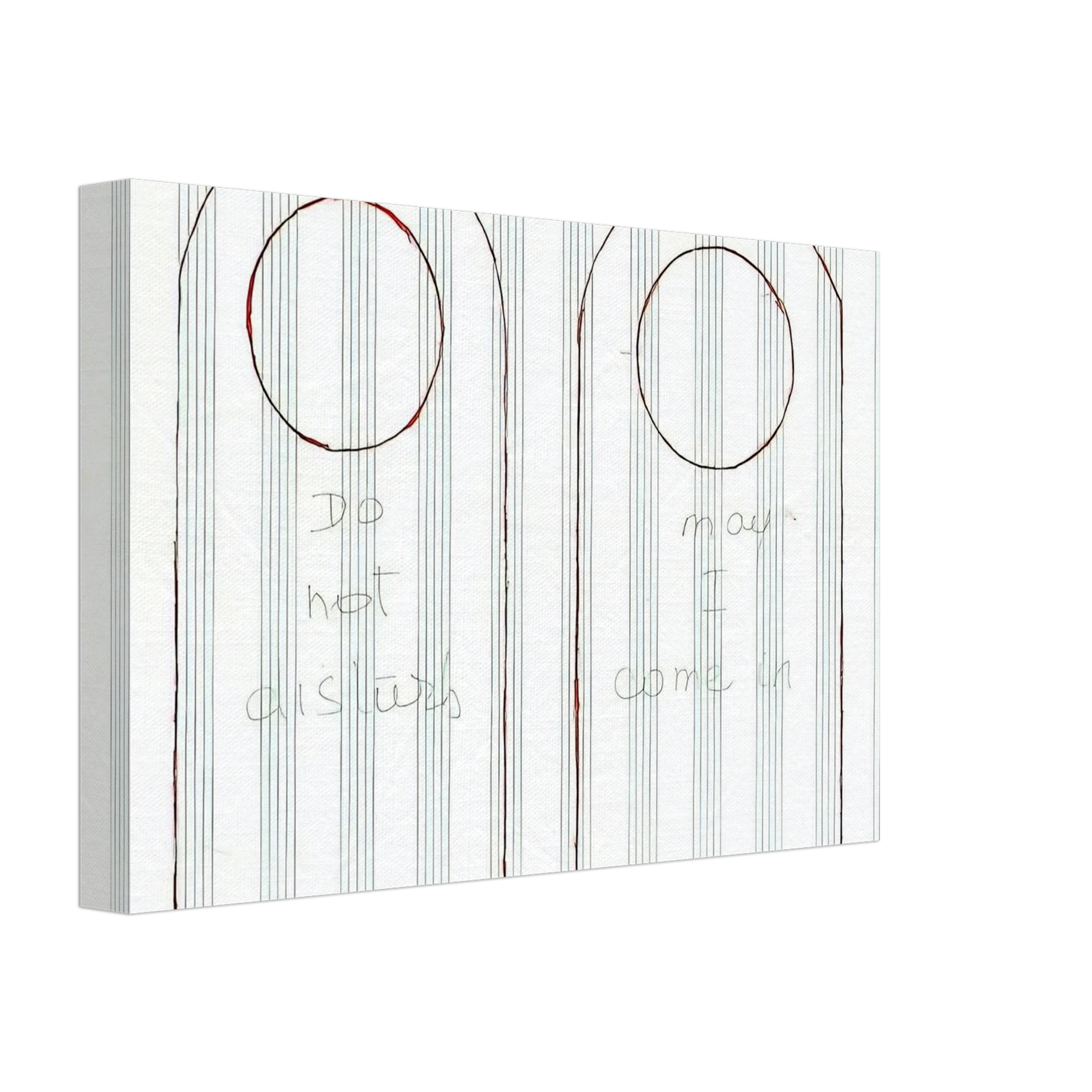 Louise Bourgeois - UNTITLED 1995 3 Canvas - 40x60 cm / 16x24 inches-canvas