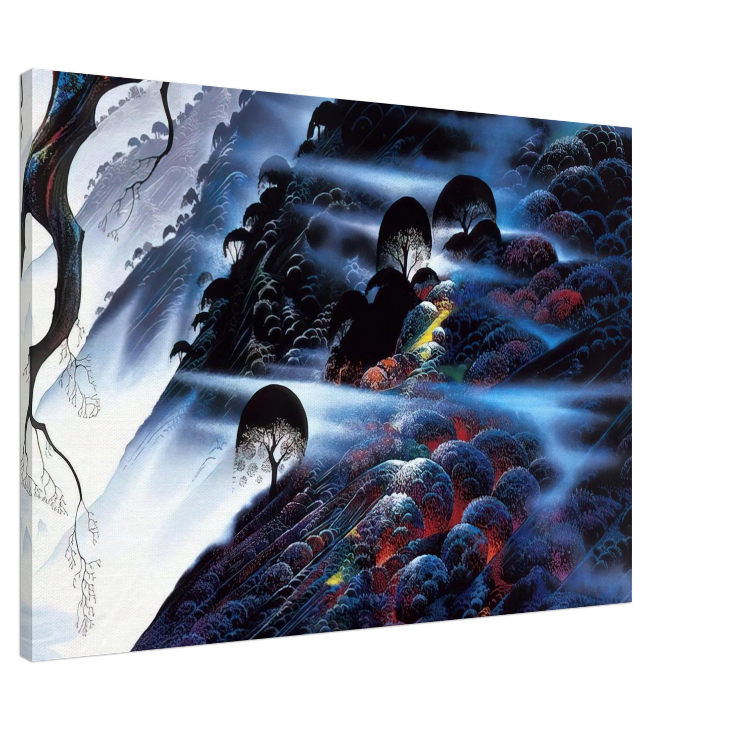 Eyvind Earle - Blue Light Canvas - Default Title-canvas