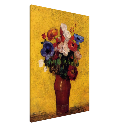 Odilon Redon - FLOWERS 4 Canvas - 20x30 cm / 8x12 inches-canvas