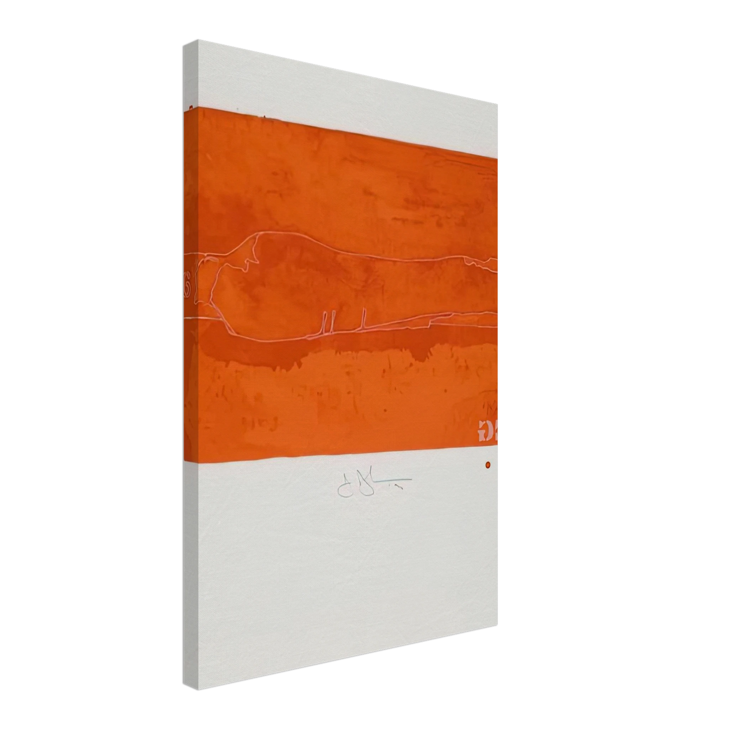 Jasper Johns - CASTS FROM UNTITLED LEG 1974 Canvas - 70x100 cm / 28x40 inches-canvas