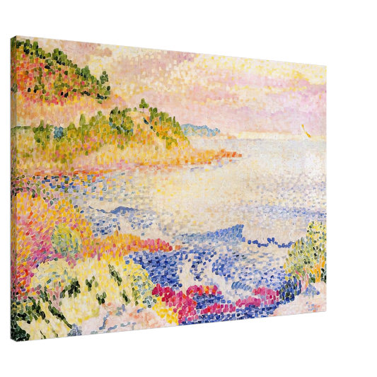 Henri-Edmond Cross - The Maures Canvas - 20x30 cm / 8x12 inches-canvas