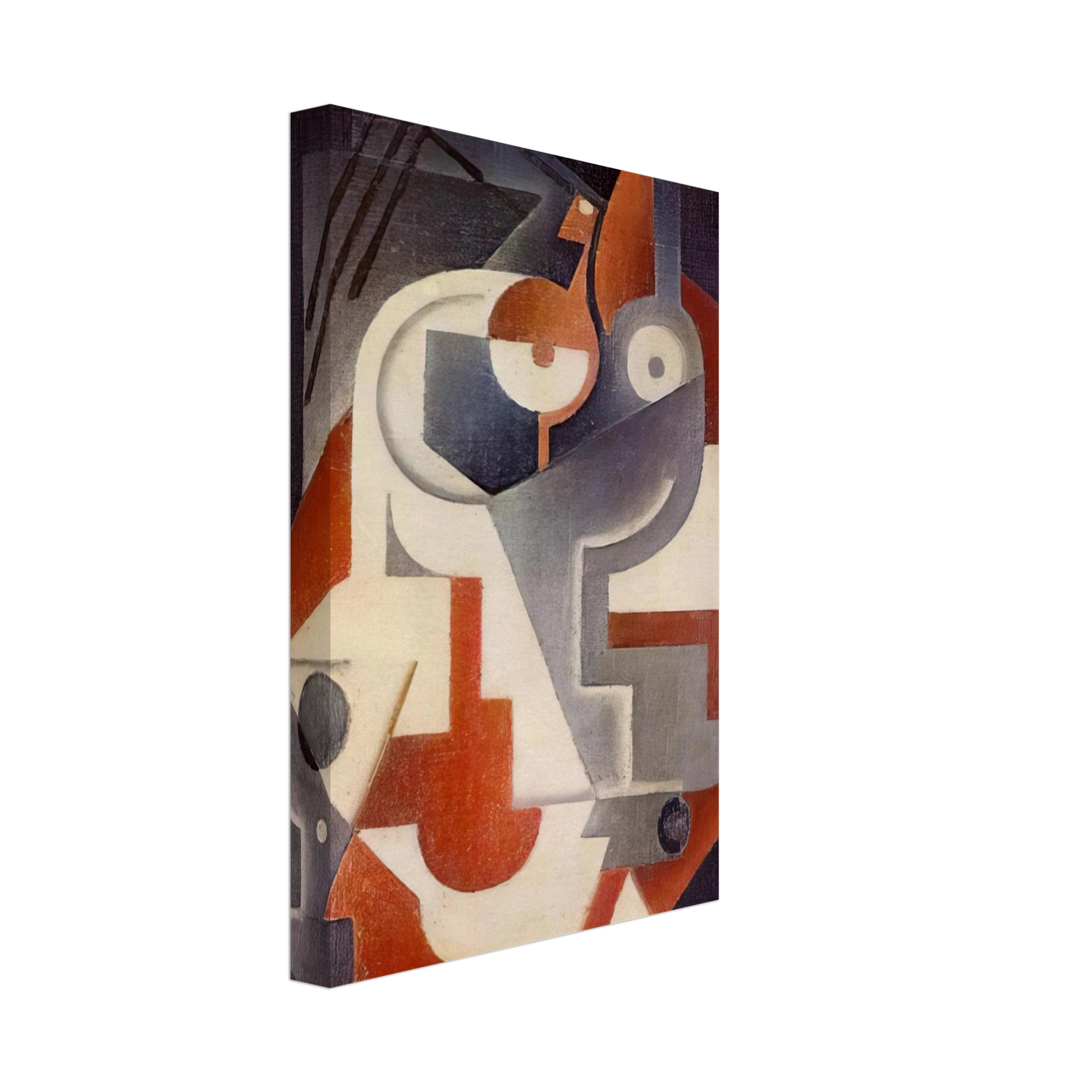 Juan Gris - NEWSPAPER GLASS AND PEAR 1917 Canvas - 40x60 cm / 16x24 inches-canvas