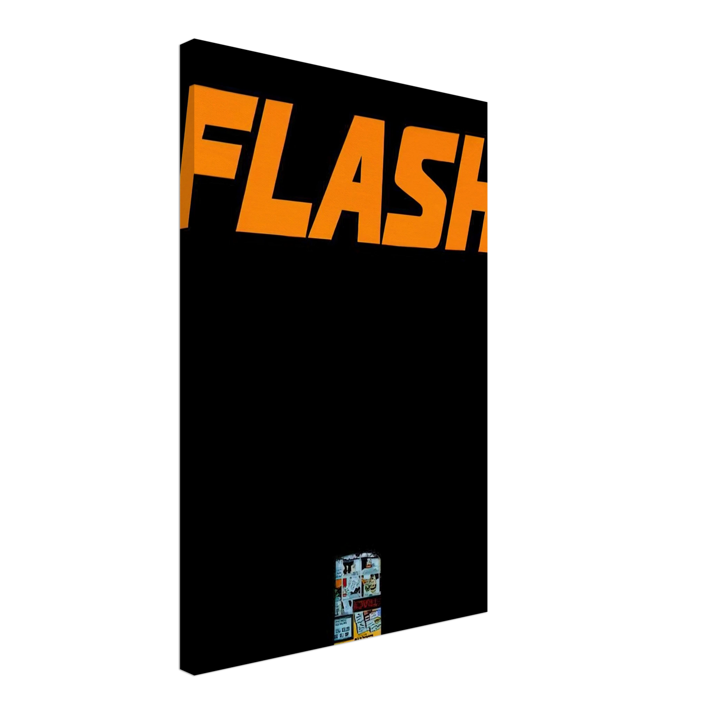 Edward Ruscha - FLASH L A TIMES 1963 Canvas - 40x60 cm / 16x24 inches-canvas