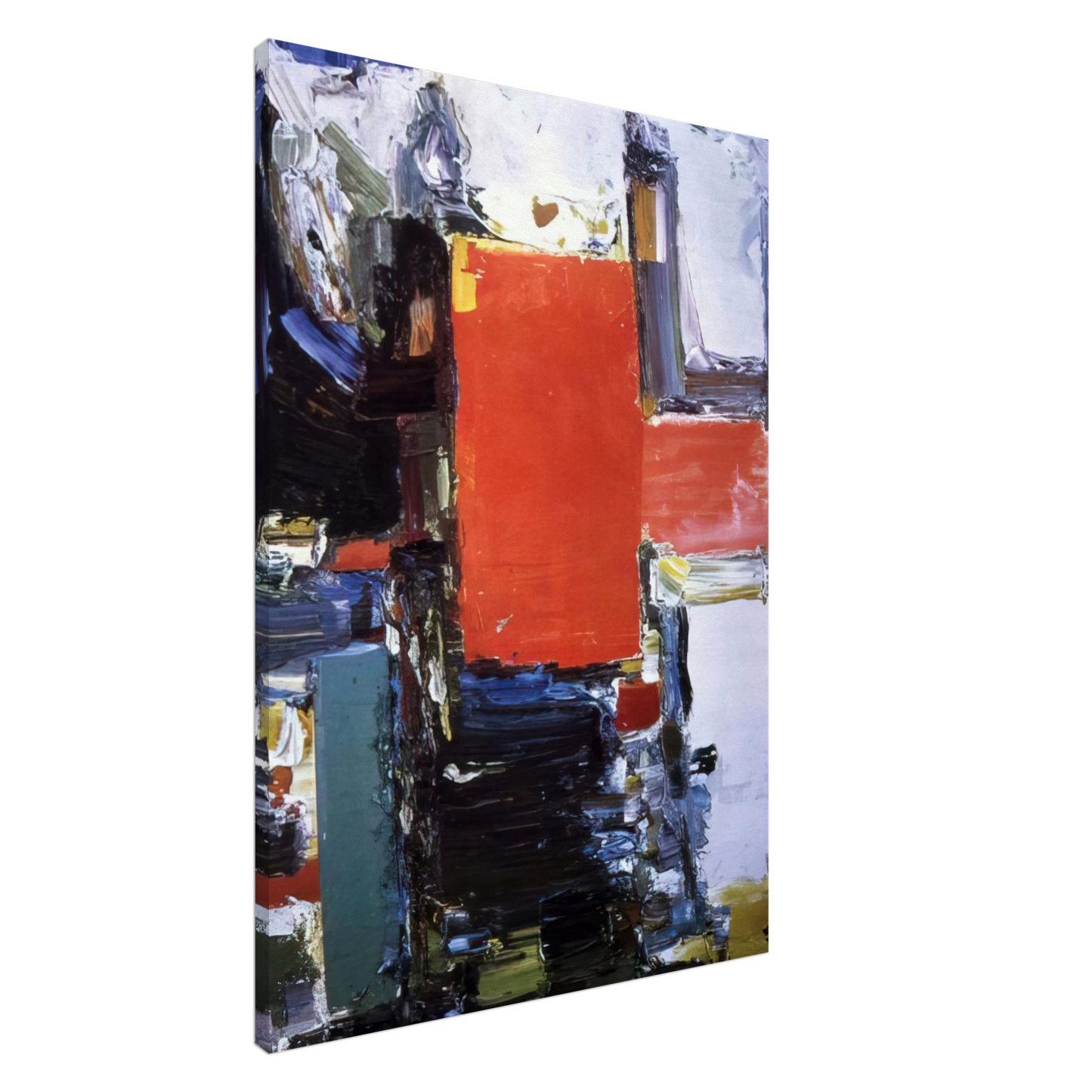 Hans Hofmann - Bird Cage Variation II Canvas - 20x30 cm / 8x12 inches-canvas