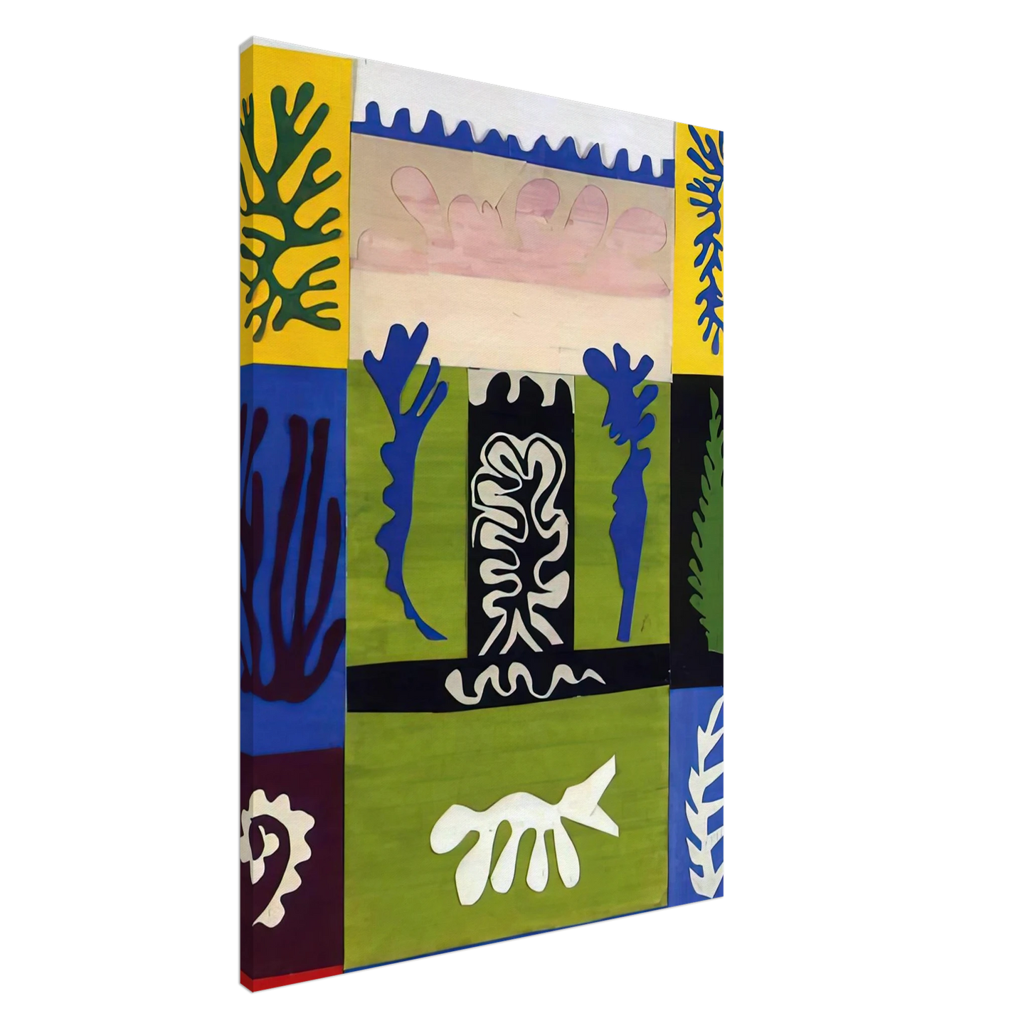 Henri Matisse - CUT OUTS 5 Canvas - 20x30 cm / 8x12 inches-canvas