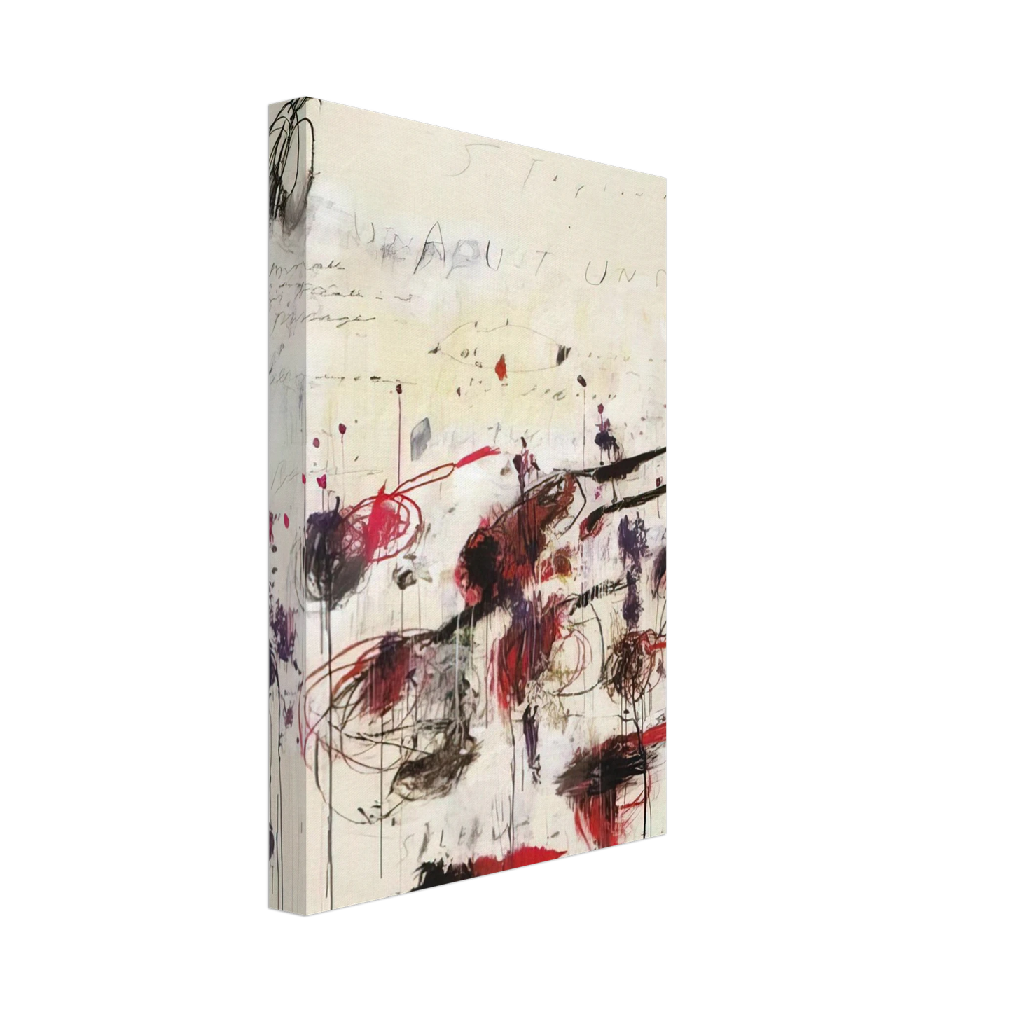 Cy Twombly - Quattro stagioni I. Autunno Canvas - 70x100 cm / 28x40 inches-canvas