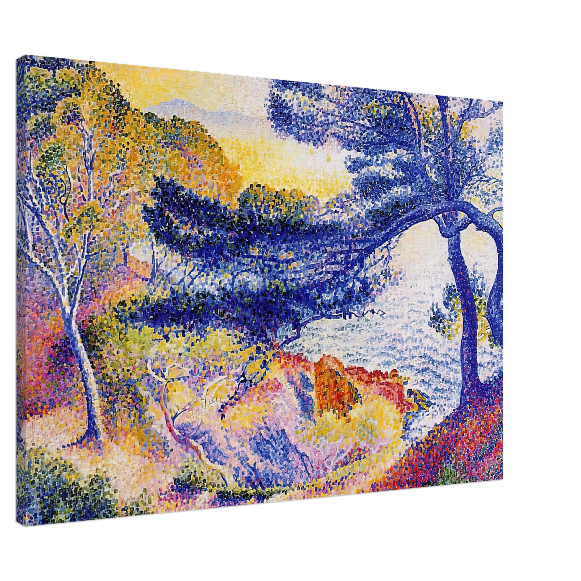 Henri-Edmond Cross - Cape Layet, Provence Canvas - Default Title-canvas