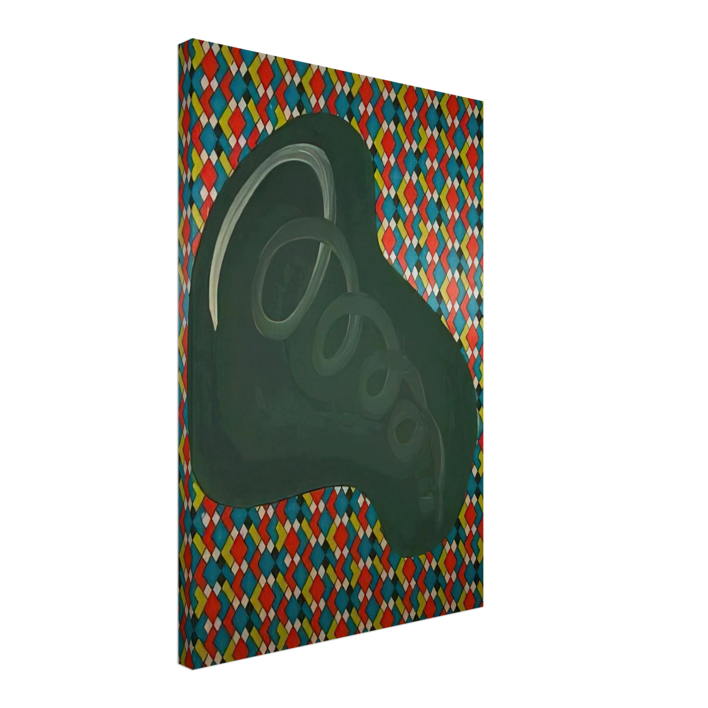 Sigmar Polke - NIERENFORM 1969 Canvas - 70x100 cm / 28x40 inches-canvas