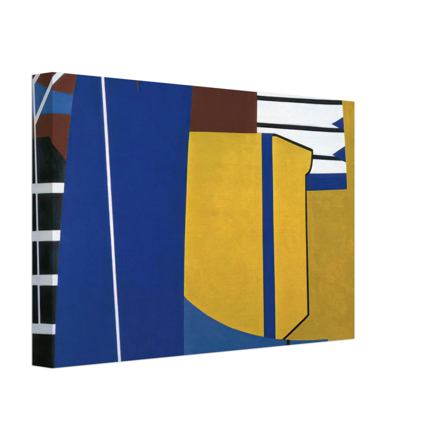 Ralston Crawford - Nacelles Under Construction - 1946 Canvas - 40x60 cm / 16x24 inches-canvas