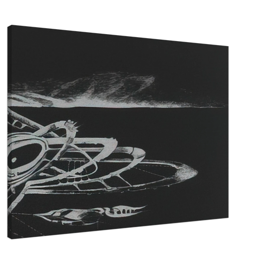 Lee Bontecou - UNTITLED FROM THE NEW YORK COLLECTION FOR STOCKHOLM 1973 Canvas - 20x30 cm / 8x12 inches-canvas