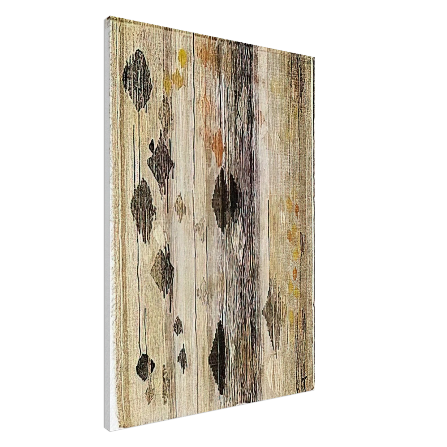 Lenore Tawney - FLOATING SHAPES 1958 Canvas - 20x30 cm / 8x12 inches-canvas