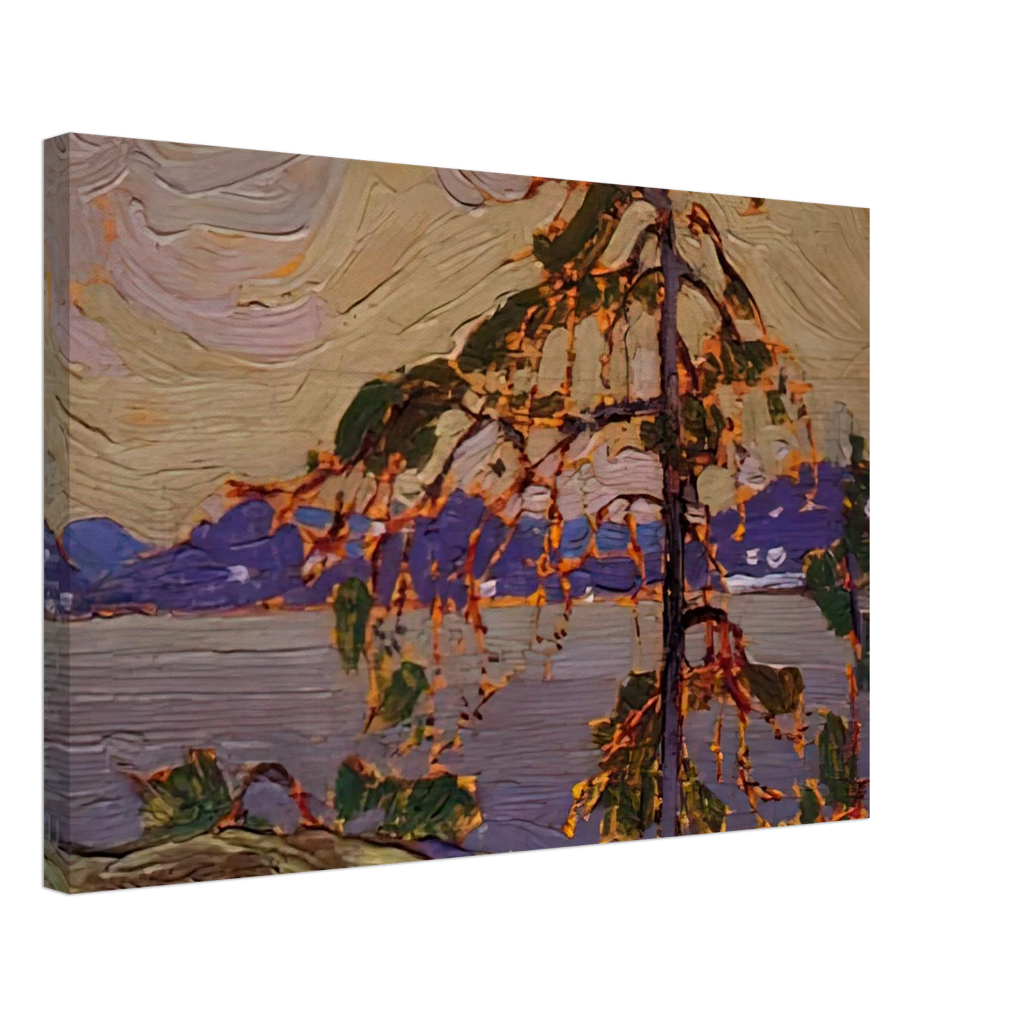 Tom Thomson - SKETCH FOR THE JACK PINE 1916 Canvas - 70x100 cm / 28x40 inches-canvas