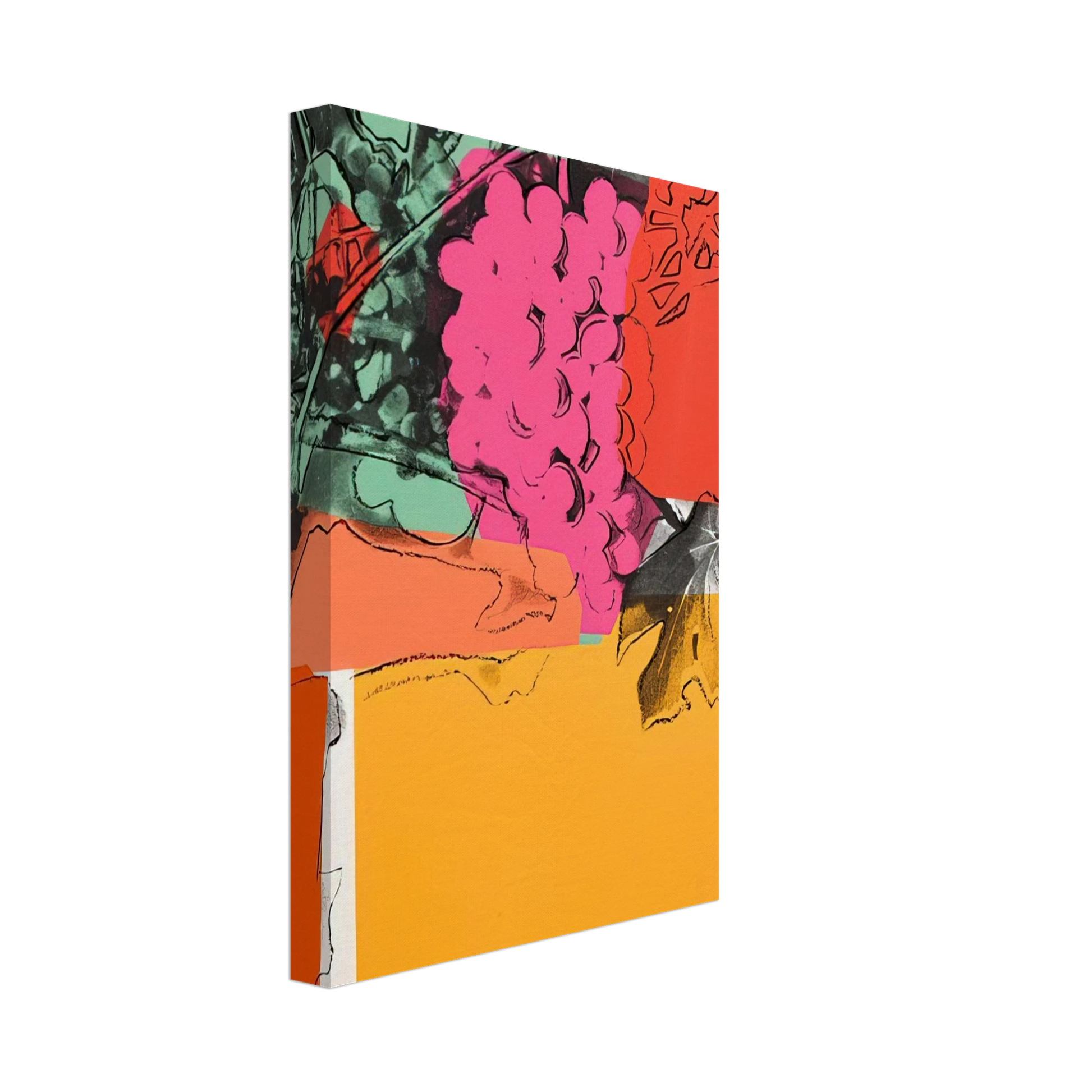 Andy Warhol - Grapes #1 Canvas - 40x60 cm / 16x24 inches-canvas