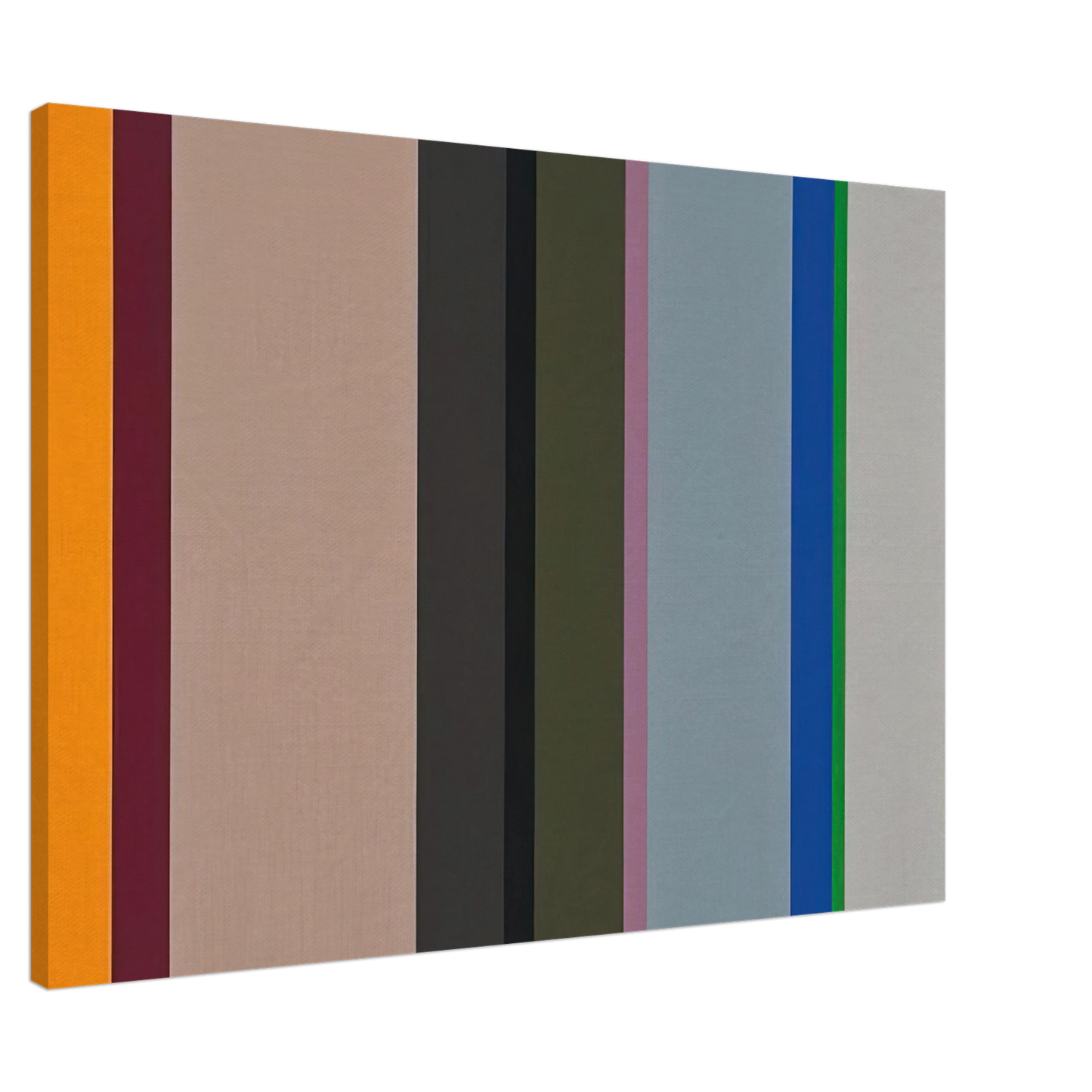 Karl Benjamin - V.S. - 1960 Canvas - 20x30 cm / 8x12 inches-canvas