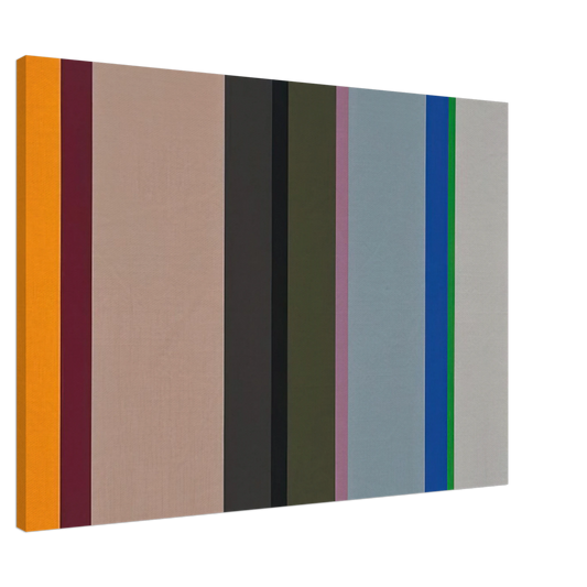 Karl Benjamin - V.S. - 1960 Canvas - 20x30 cm / 8x12 inches-canvas