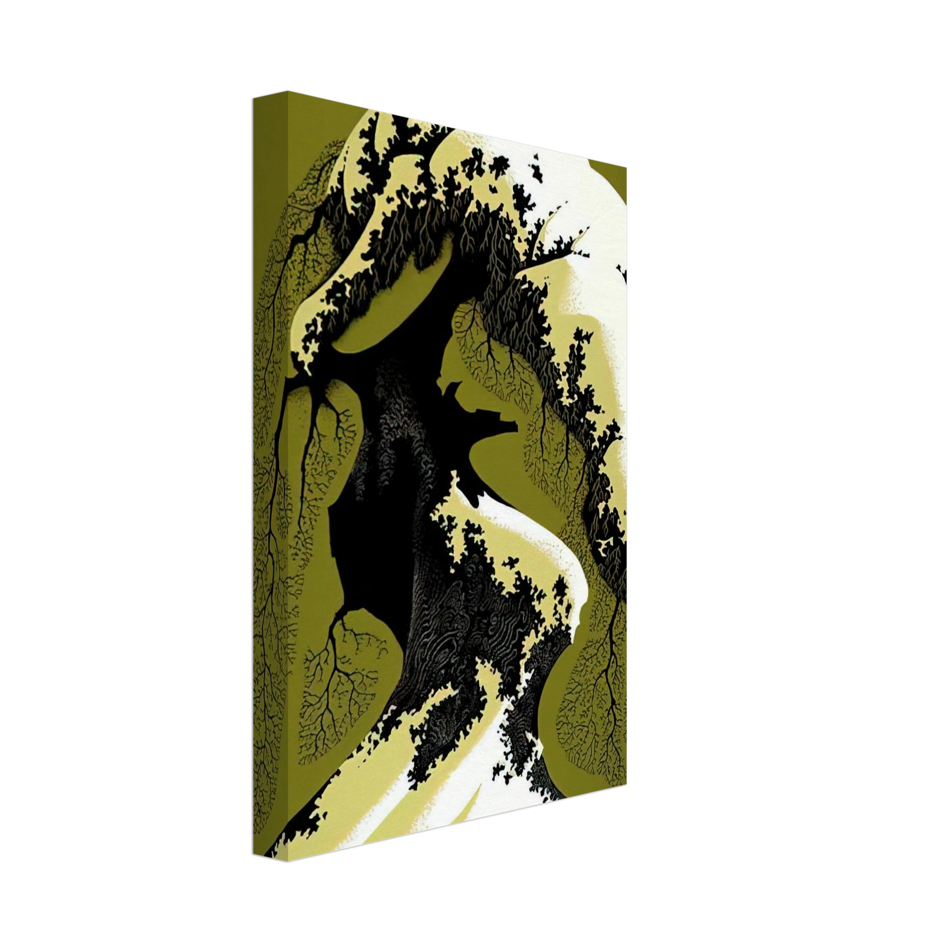 Eyvind Earle - Snow Laden Canvas - 70x100 cm / 28x40 inches-canvas