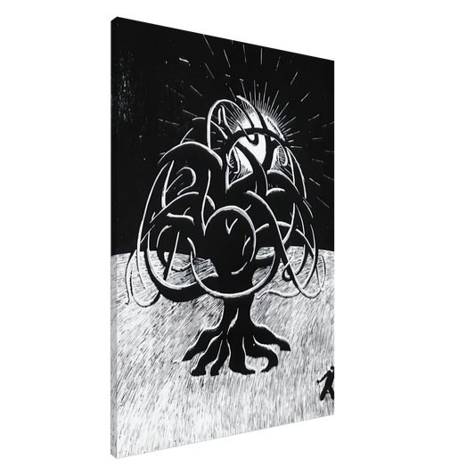 MC Escher - TWON TREE Canvas - 20x30 cm / 8x12 inches-canvas