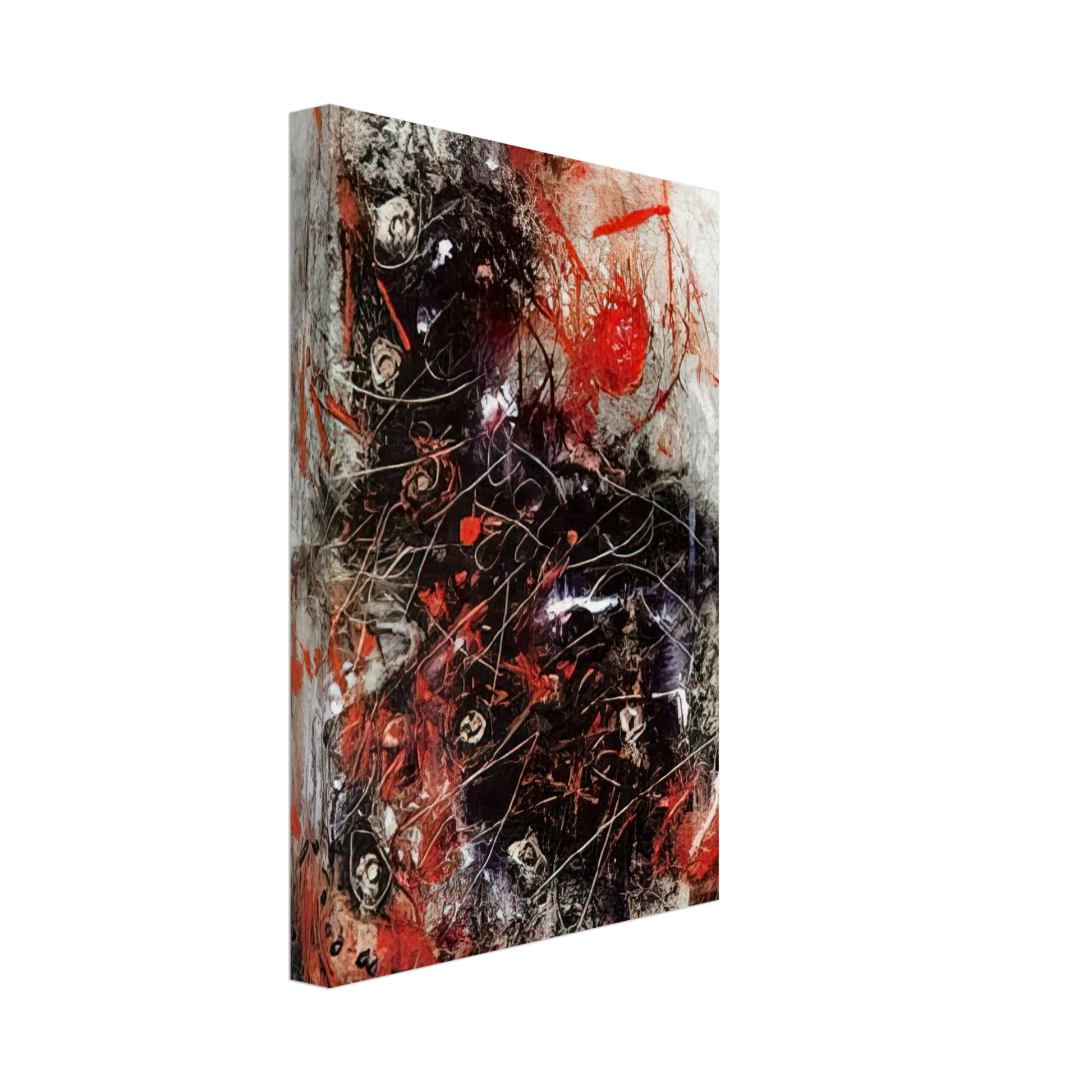 Wols - Oui, Oui, Oui - Tachisme Canvas - 40x60 cm / 16x24 inches-canvas