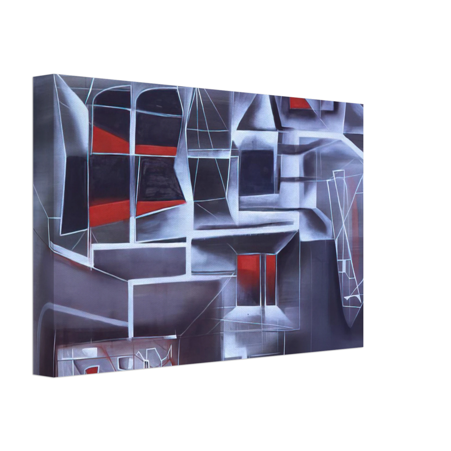 Jimmy Ernst - Night Subway - 1948 Canvas - 70x100 cm / 28x40 inches-canvas