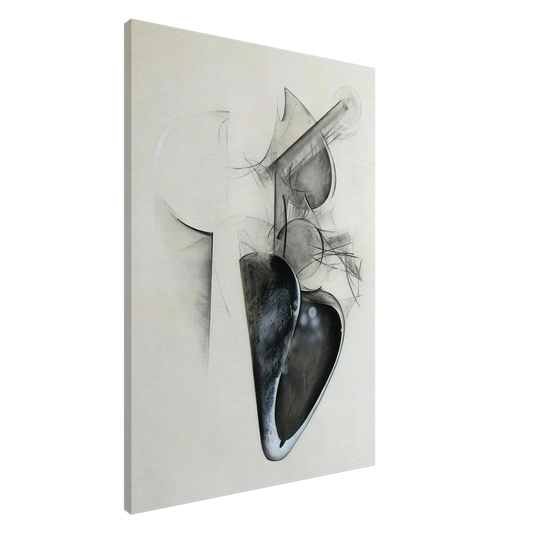 Jay DeFeo - Jay DeFeo/BIG/Untitled Shoetree series Canvas - 20x30 cm / 8x12 inches-canvas