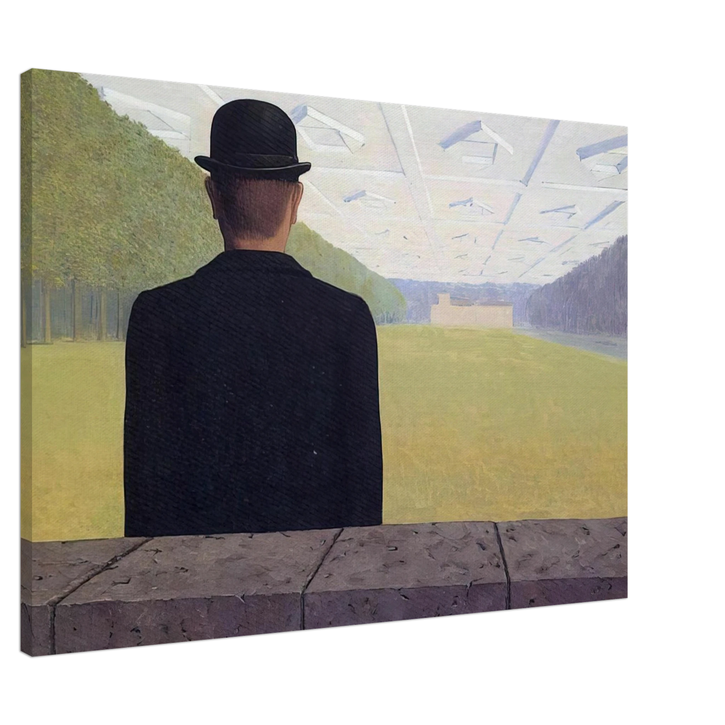 Rene Magritte - THE GREAT CENTURY 1954 Canvas - 20x30 cm / 8x12 inches-canvas