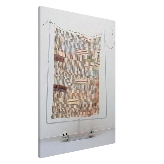 Robert Rauschenberg - RAINBOW HARP 1985 Canvas - 20x30 cm / 8x12 inches-canvas