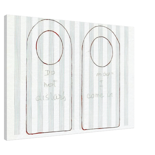 Louise Bourgeois - UNTITLED 1995 3 Canvas - 20x30 cm / 8x12 inches-canvas