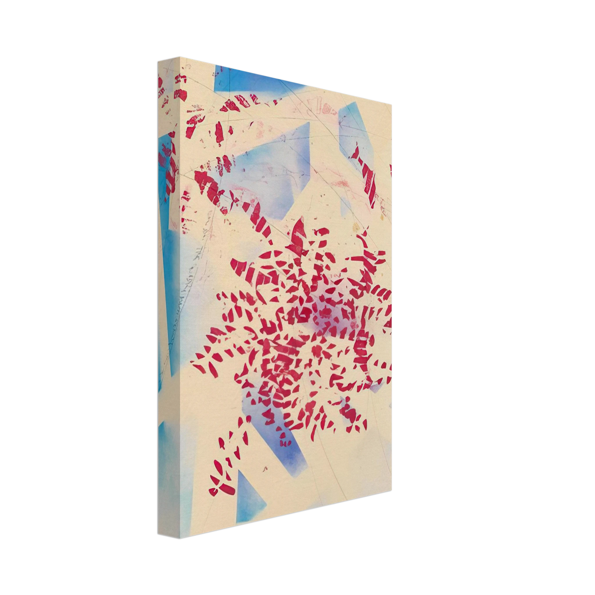 Alighiero Boetti - UNO DEI TRE QUADRI MUTI SENZA SCRITTURA 1988 Canvas - 40x60 cm / 16x24 inches-canvas