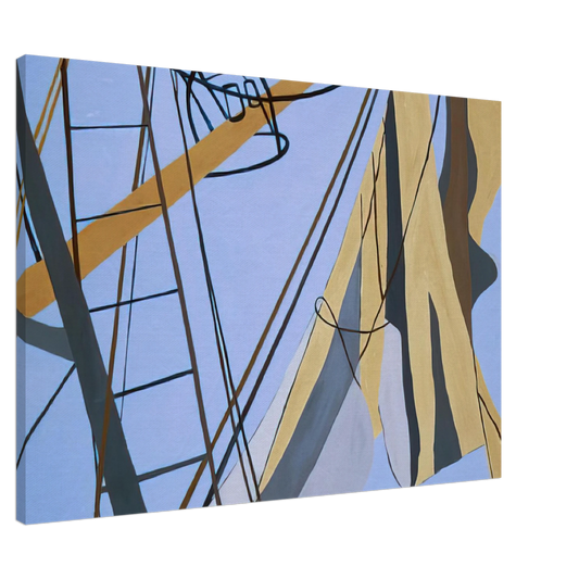 Ralston Crawford - Corpus Christi - 1975 Canvas - 20x30 cm / 8x12 inches-canvas