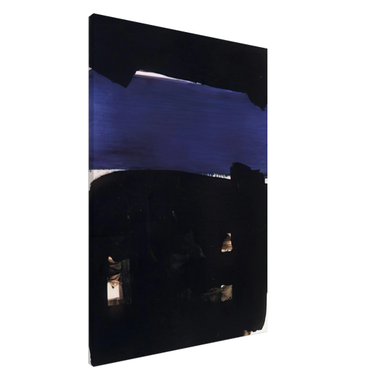 Pierre Soulages - Peinture 23 Mai 1969 - 1969 Canvas - 20x30 cm / 8x12 inches-canvas