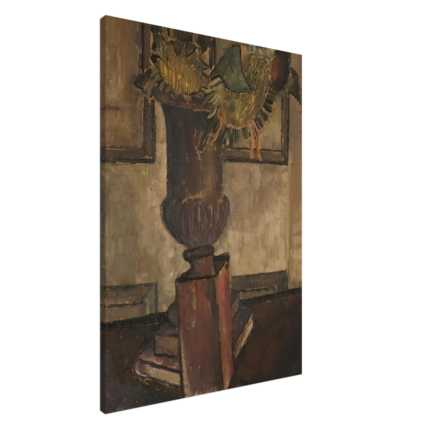 Morris Graves - Sunflower - 1933 Canvas - 20x30 cm / 8x12 inches-canvas