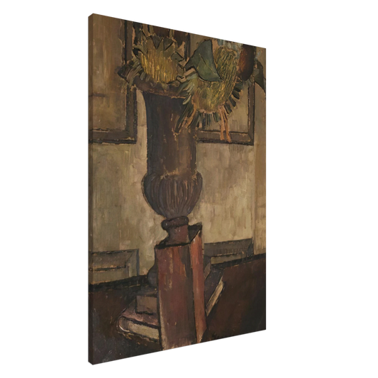 Morris Graves - Sunflower - 1933 Canvas - 20x30 cm / 8x12 inches-canvas