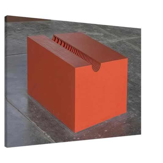Donald Judd - Untitled The Block - 1963 Canvas - 20x30 cm / 8x12 inches-canvas