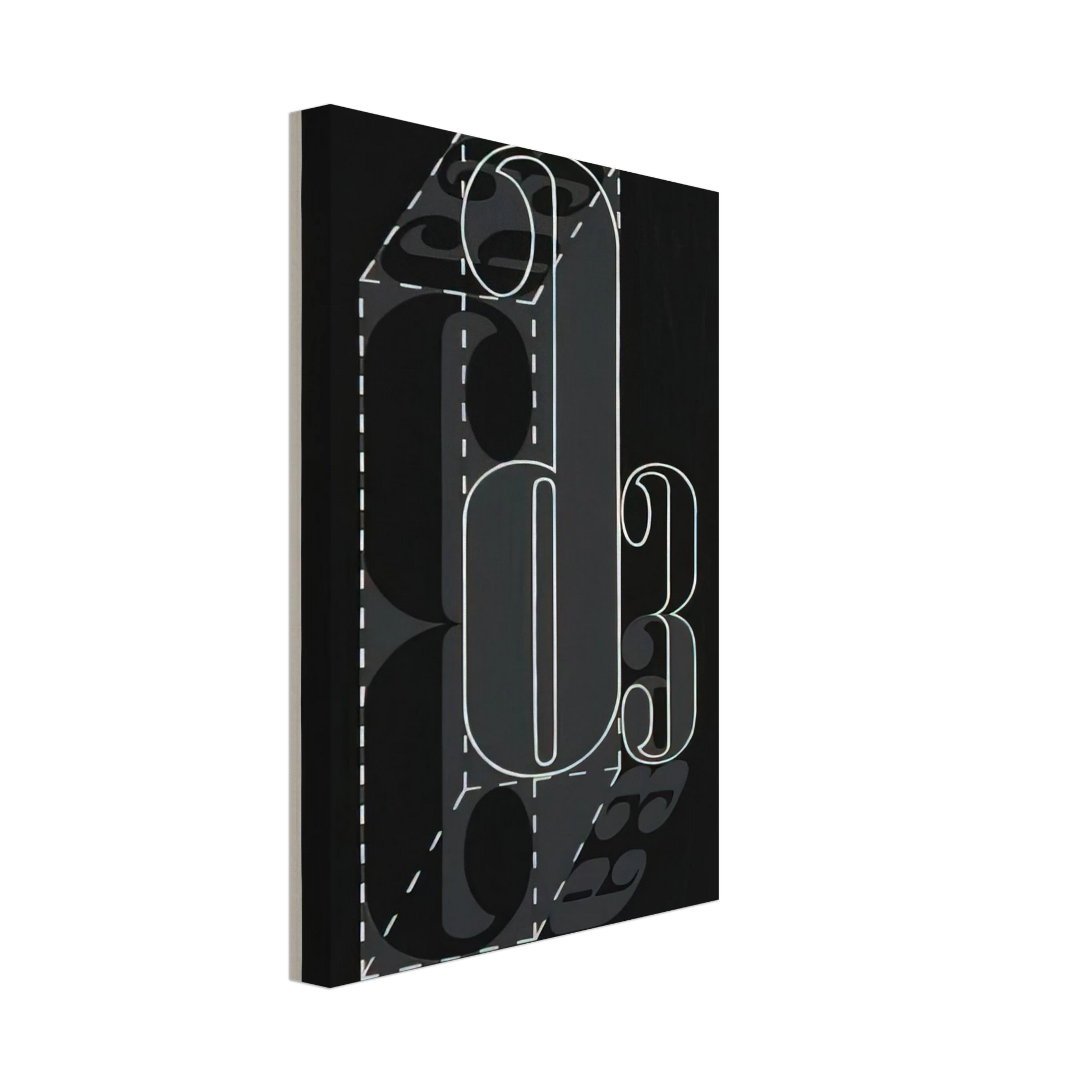 Josef Albers - 6 AND 3 1931 Canvas - 70x100 cm / 28x40 inches-canvas