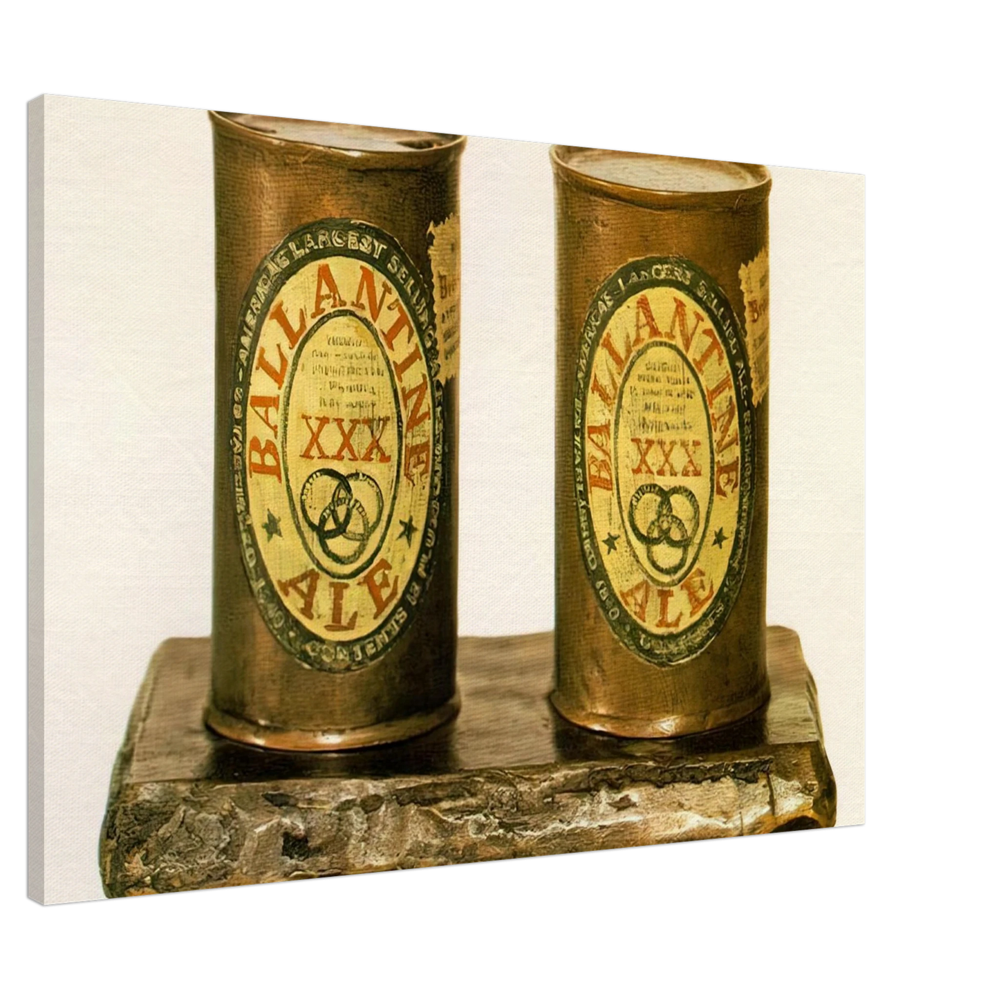 Jasper Johns - ALE CANS 1964 Canvas - 20x30 cm / 8x12 inches-canvas