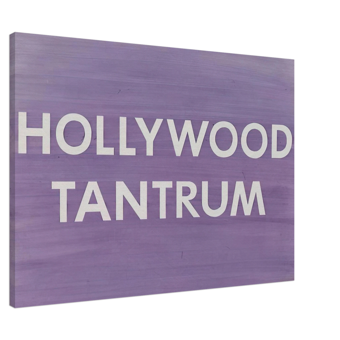 Edward Ruscha - HOLLYWOOD TANTRUM 1979 Canvas - 20x30 cm / 8x12 inches-canvas