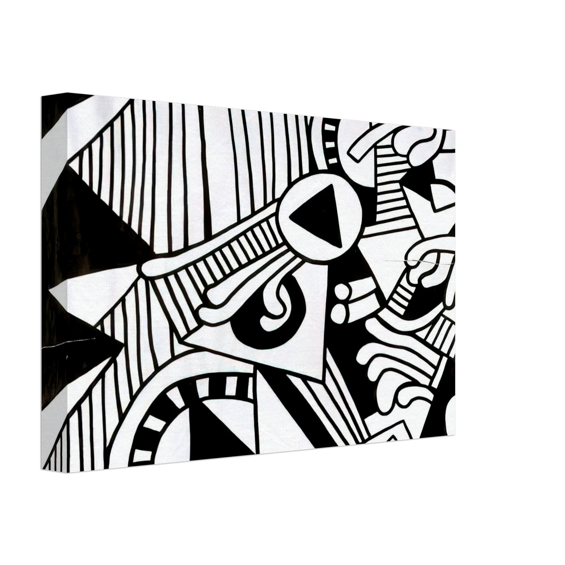 Keith Haring - UNTITLED 1978 1 Canvas - 70x100 cm / 28x40 inches-canvas