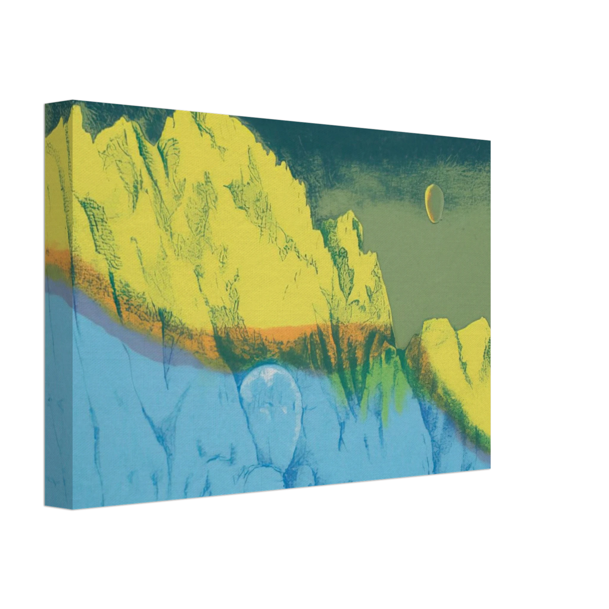 Clarence Holbrook Carter - Pilgrimage #4 - 1977 Canvas - 70x100 cm / 28x40 inches-canvas