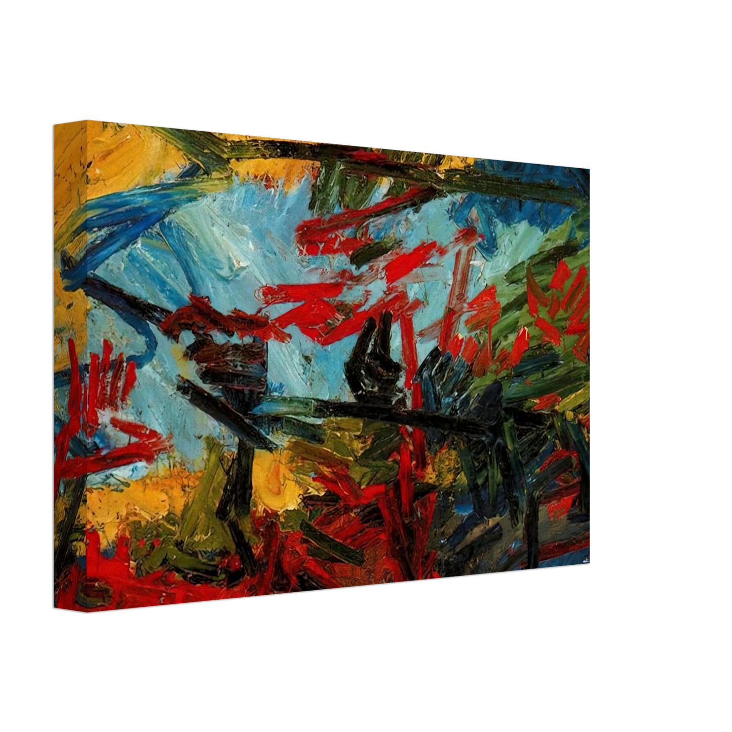 Frank Auerbach - BACCHUS AND ARIADNE Canvas - 40x60 cm / 16x24 inches-canvas