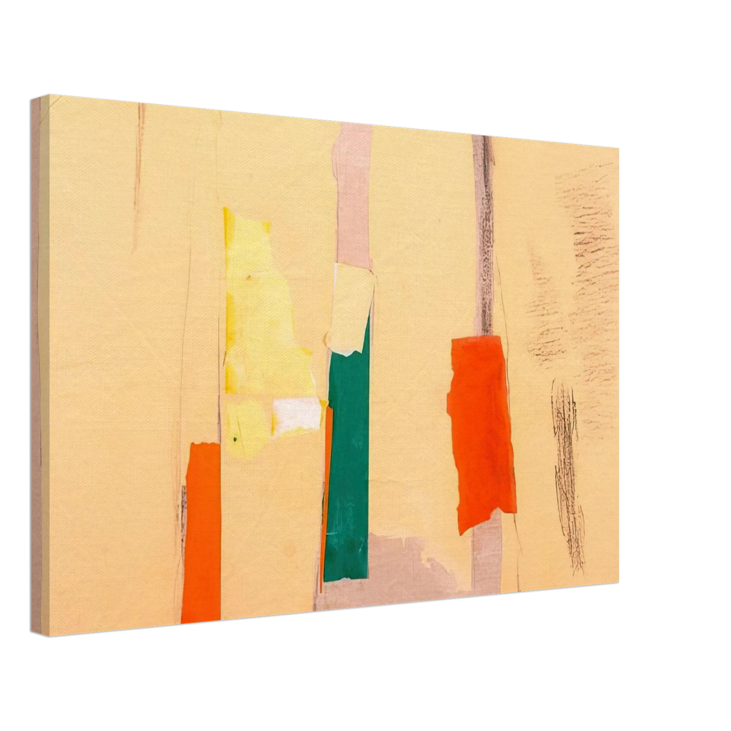 Esteban Vicente - UNTITLED 1998 Canvas - 70x100 cm / 28x40 inches-canvas