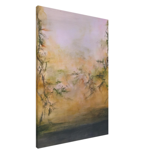 Zao Wou-Ki - 25 5 2001 2001 Canvas - 20x30 cm / 8x12 inches-canvas
