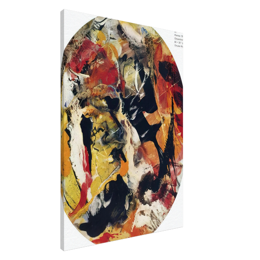 Paul Jenkins - Pawnee - 1958 Canvas - 20x30 cm / 8x12 inches-canvas