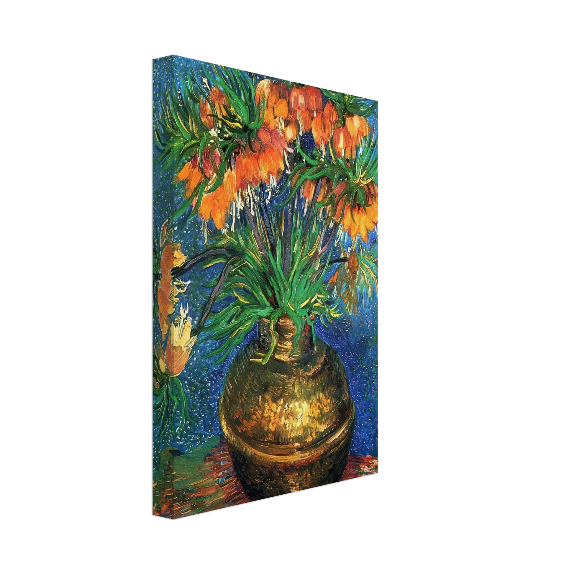 Vincent van Gogh - Fritillaries in a Copper Vase Canvas - 70x100 cm / 28x40 inches-canvas