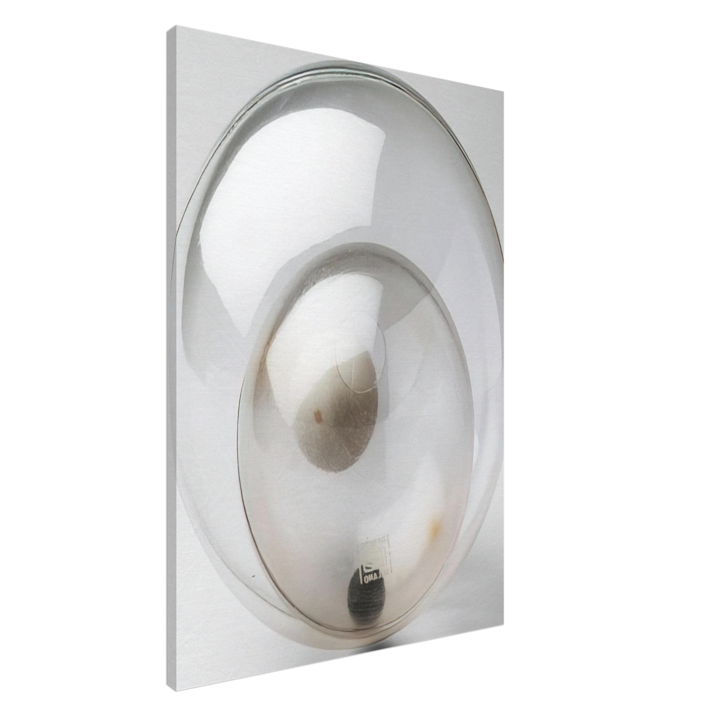 Bruno Munari - Double Spheres Object - 1963 Canvas - 20x30 cm / 8x12 inches-canvas