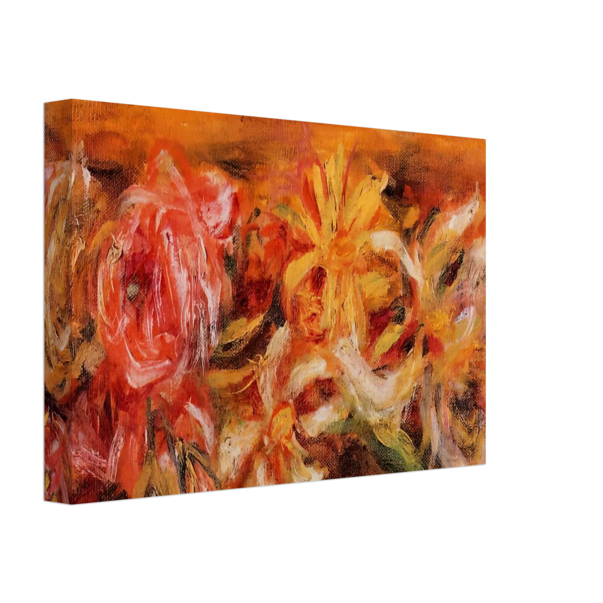 Pierre-Auguste Renoir - Garland of Flowers Canvas - 70x100 cm / 28x40 inches-canvas