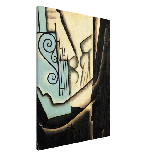 Juan Gris - THE GARDEN 1916 Canvas - 20x30 cm / 8x12 inches-canvas